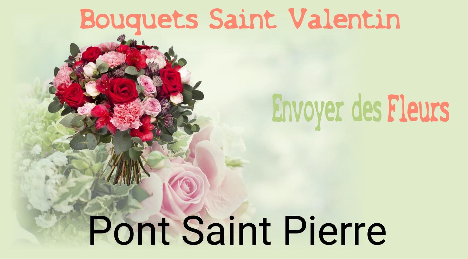 Roses de Saint-Valentin livrées à Pont-Saint-Pierre